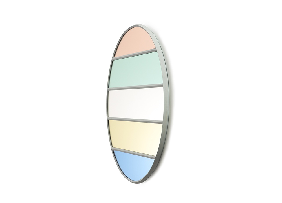 MAGIS / マジス】Vitrail Round ウォールミラー / Light grey Frameの