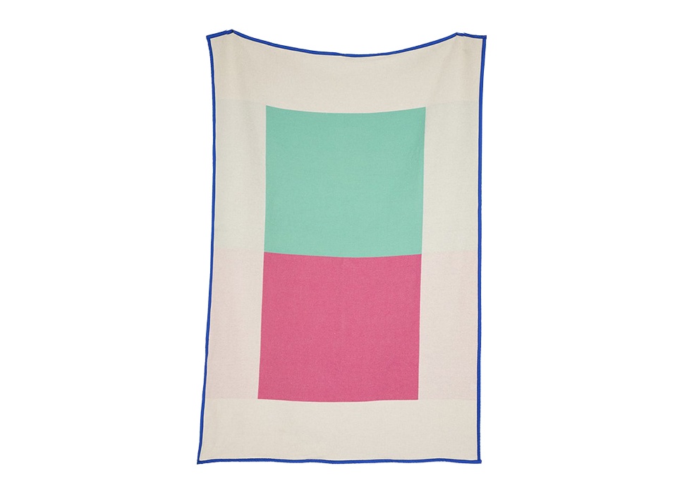 K05359 未使用品 loomer Art Rug ラグ ルーマー loomer / ルーマー】Weaving Art Rug Small（WHxBLxBK）/ loomer
