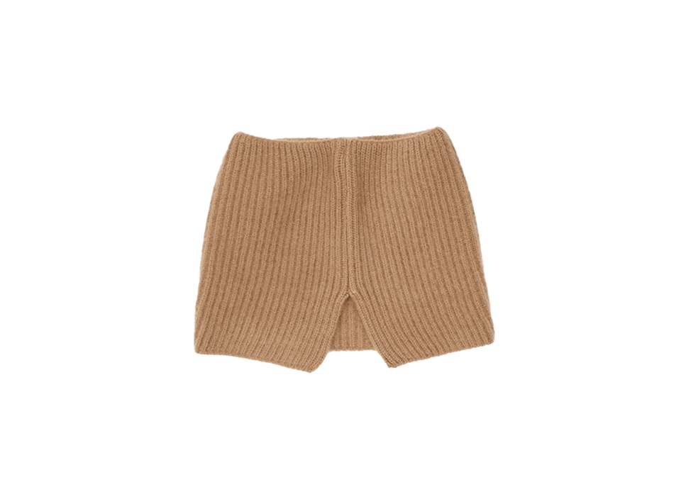 【loomer / ルーマー】Cashmere Neck warmer（CAMEL）/ loomer