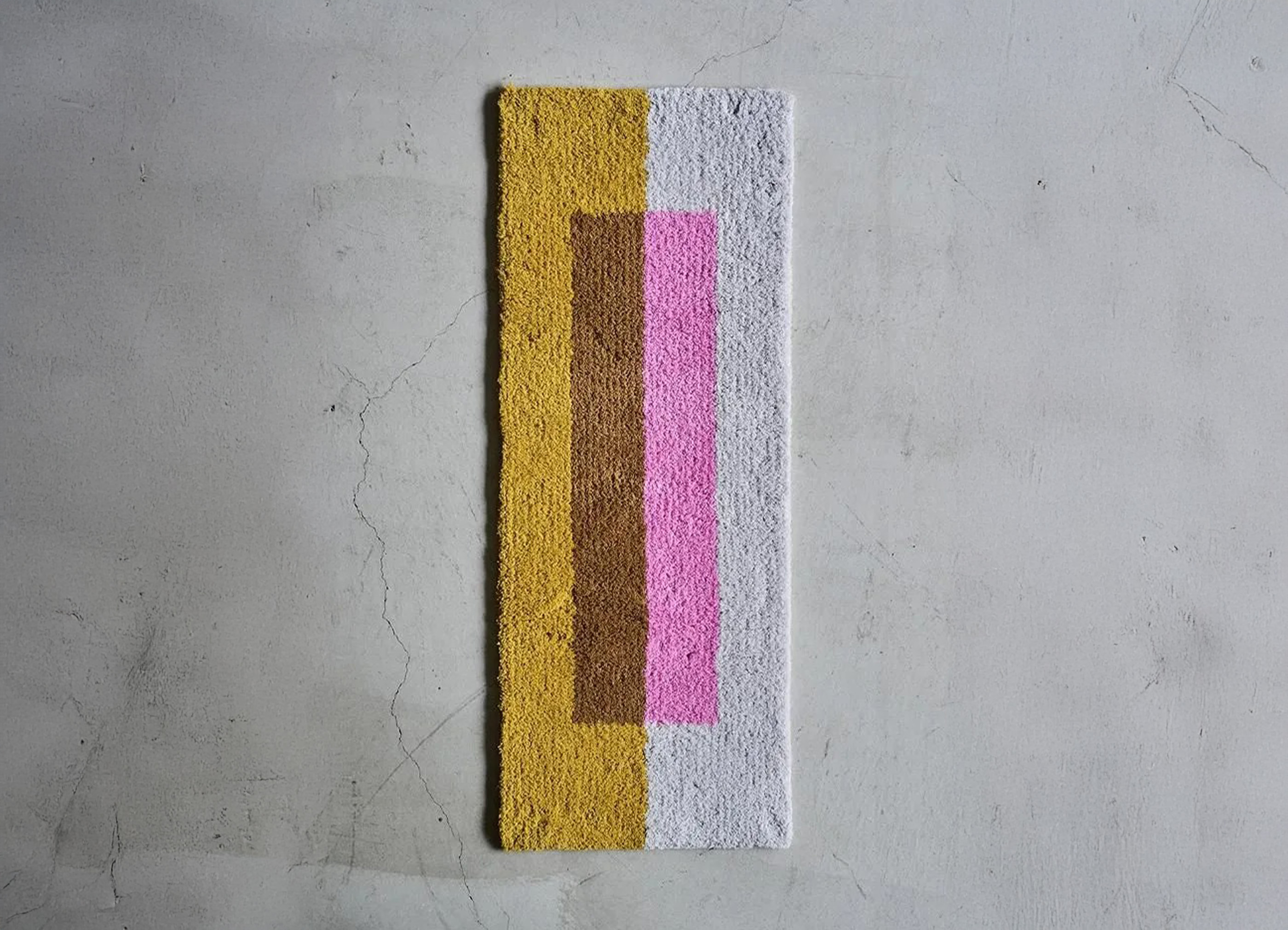 loomer / ルーマー】Tufting Art Rug Long ラグ / Pink × Orcherの商品
