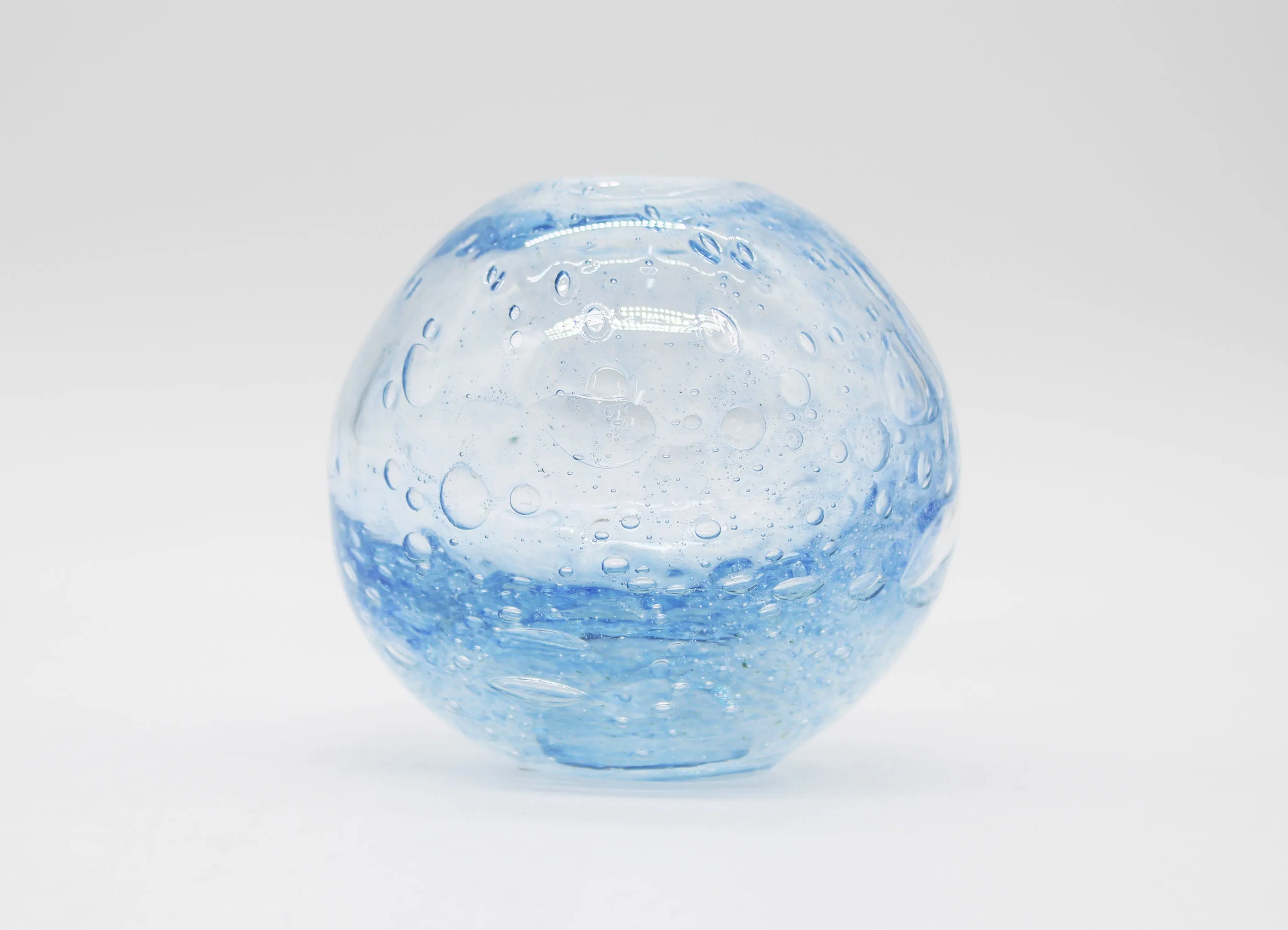 【VOLGA / ヴォルガ】ROUND VASE 花器 / ブルー