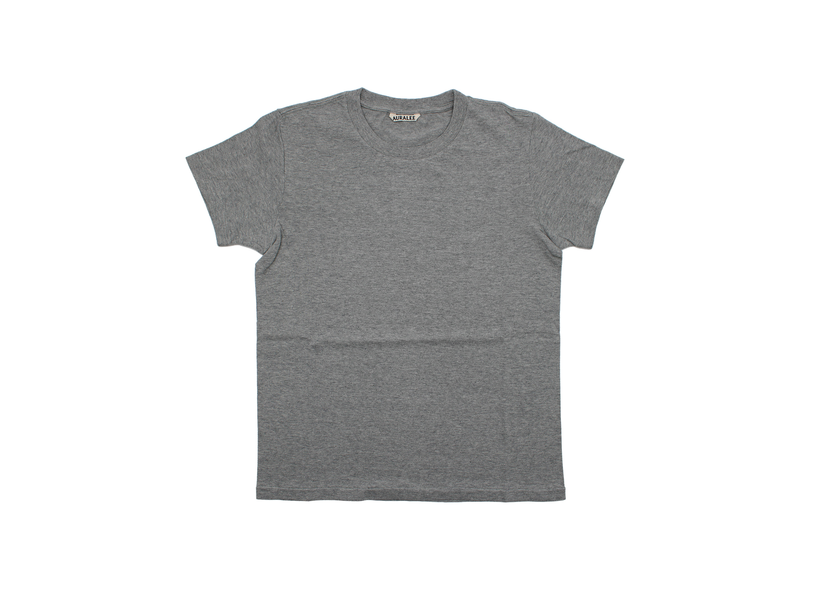【AURALEE / オーラリー】SEAMLESS CREW NECK TEE Tシャツ / TOP GRAY