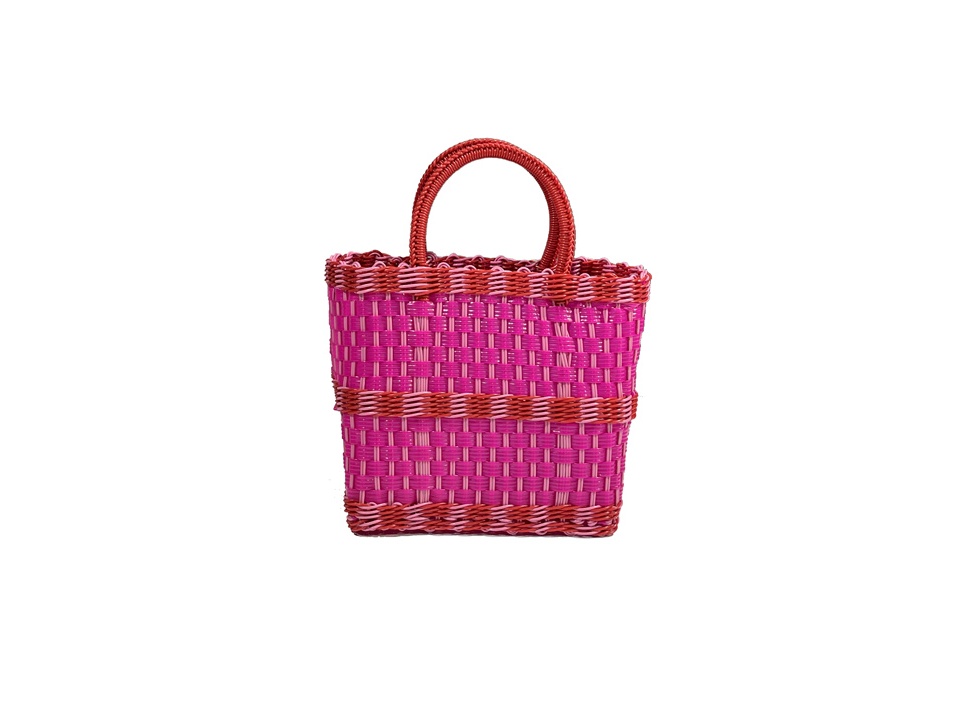 【Lalo / ラロ】lona bag S バッグ / Pink x Red