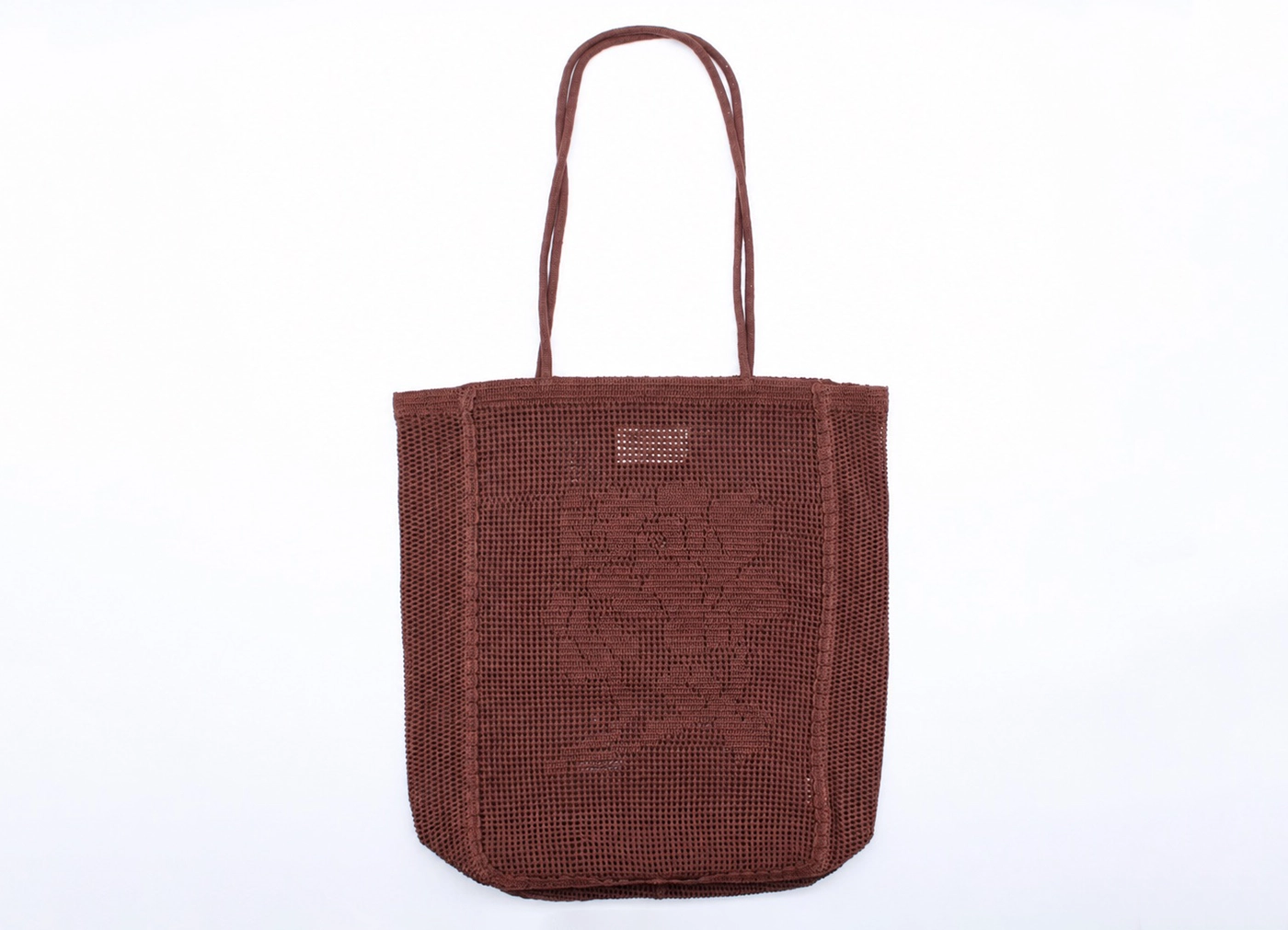 【Nananita / ナナニータ】Rose Crochet Bag クロシェトートバッグ / ウッド