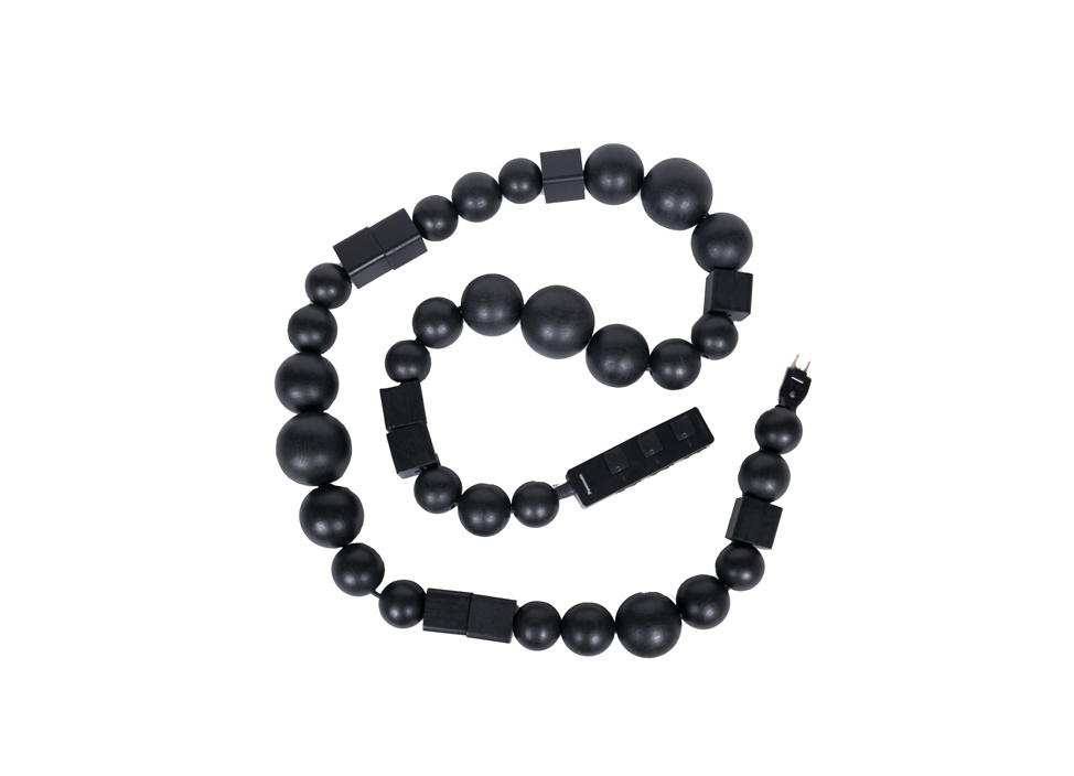 【BLESS / ブレス】CABLE JEWELRY ケーブルジュエリー multi plug(Black&Black)