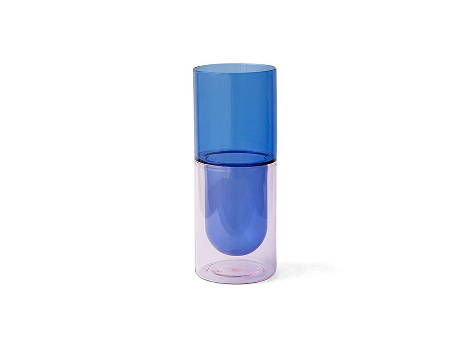 【amabro / アマブロ】DW VASE 花器 S / Blue×Pink