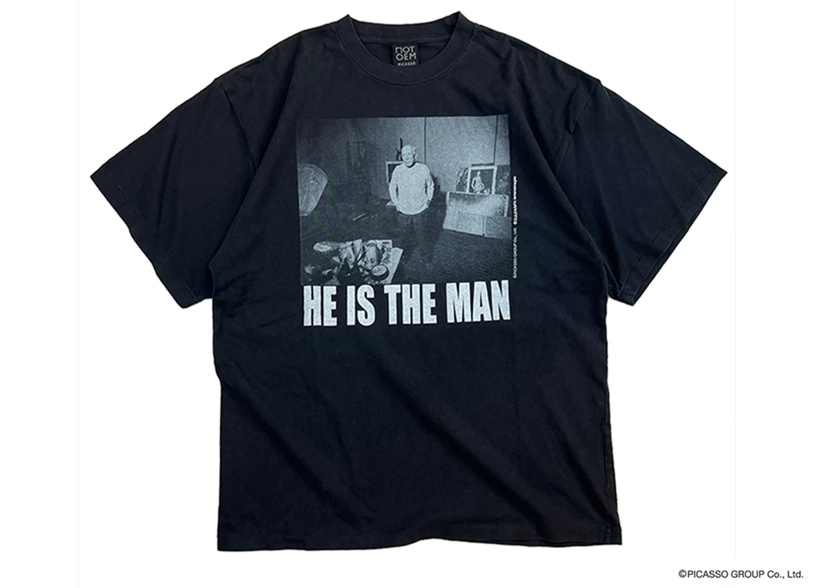 【NOT OEM / ノット オーイーエム】HE IS THE MAN / Tシャツ ブラック