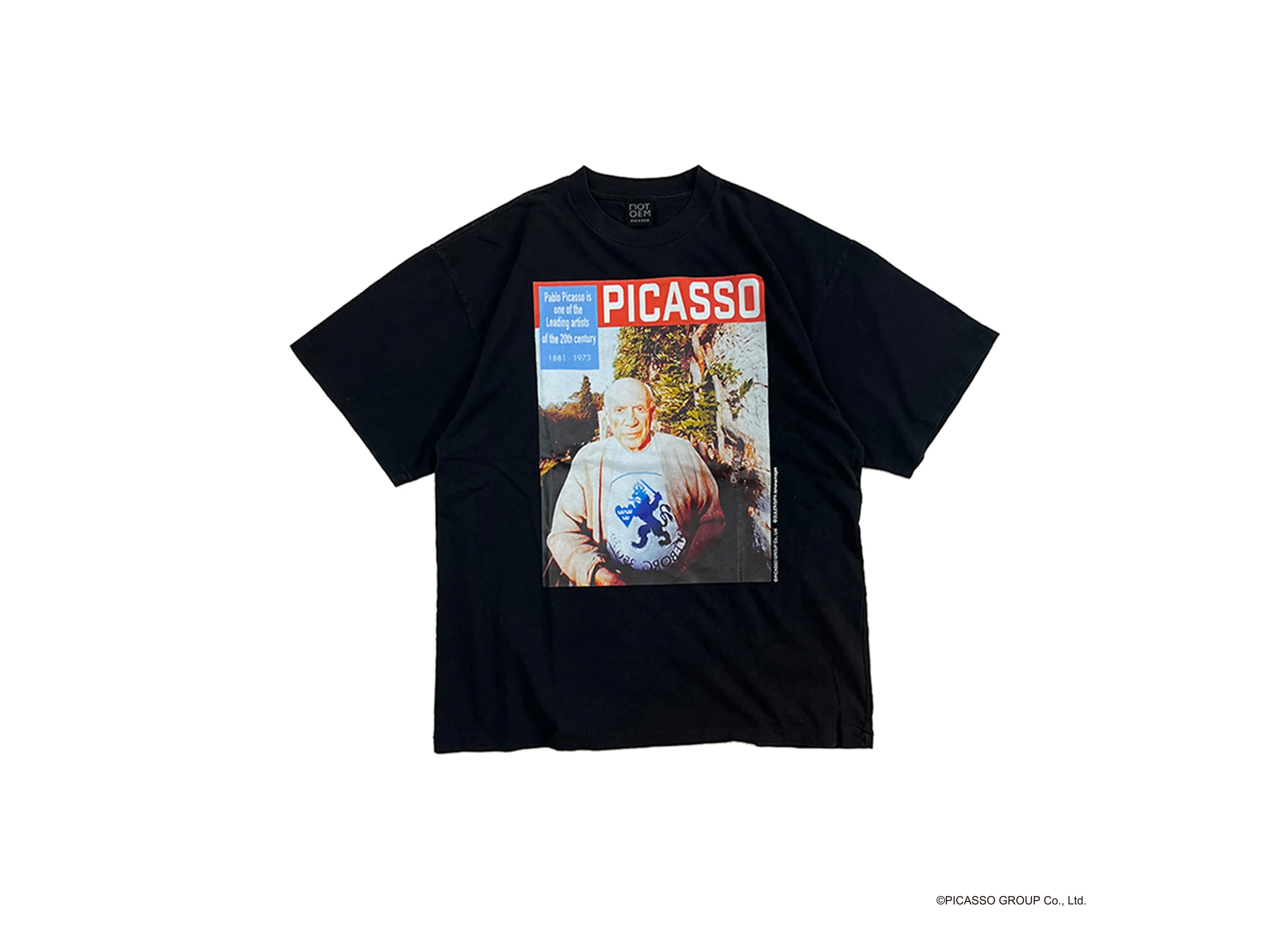 【NOT OEM / ノット オーイーエム】PICASSO MAGAZIN / Tシャツ ブラック