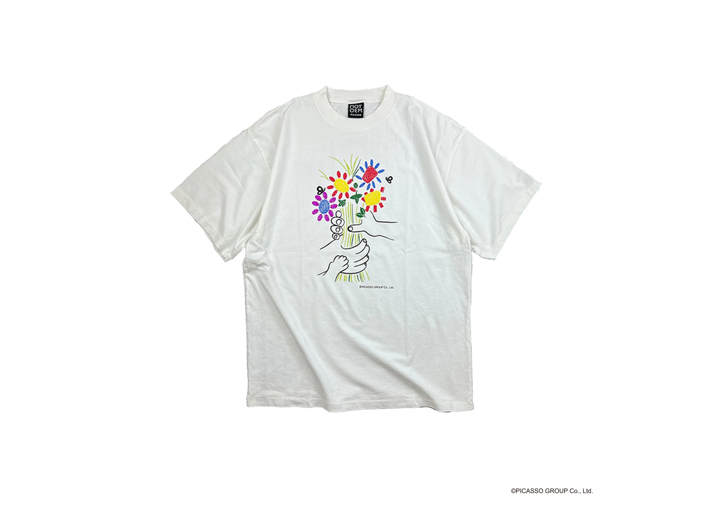【NOT OEM / ノット オーイーエム】FLOWER / Tシャツ ホワイト