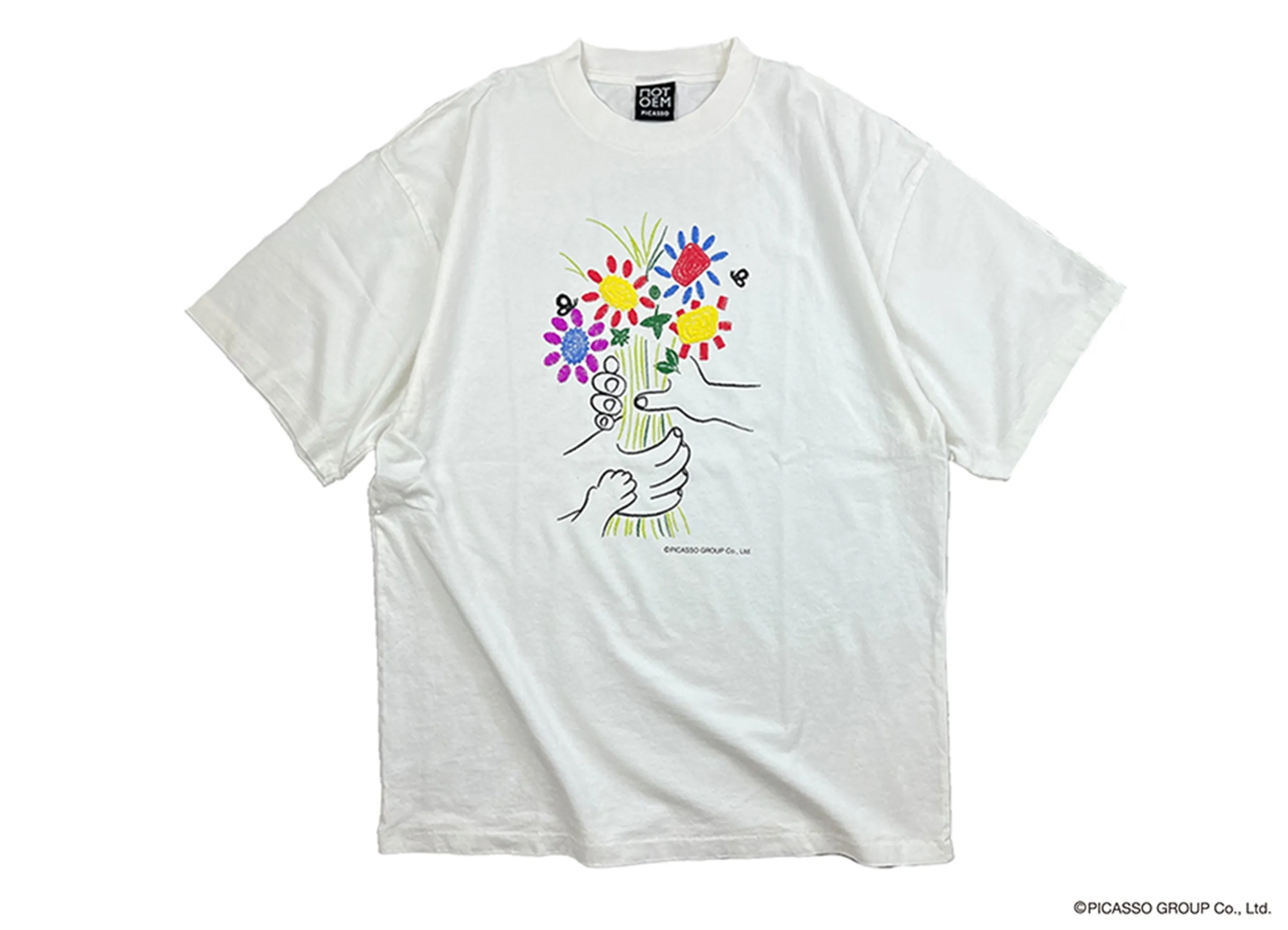 【NOT OEM / ノット オーイーエム】FLOWER / Tシャツ ホワイト