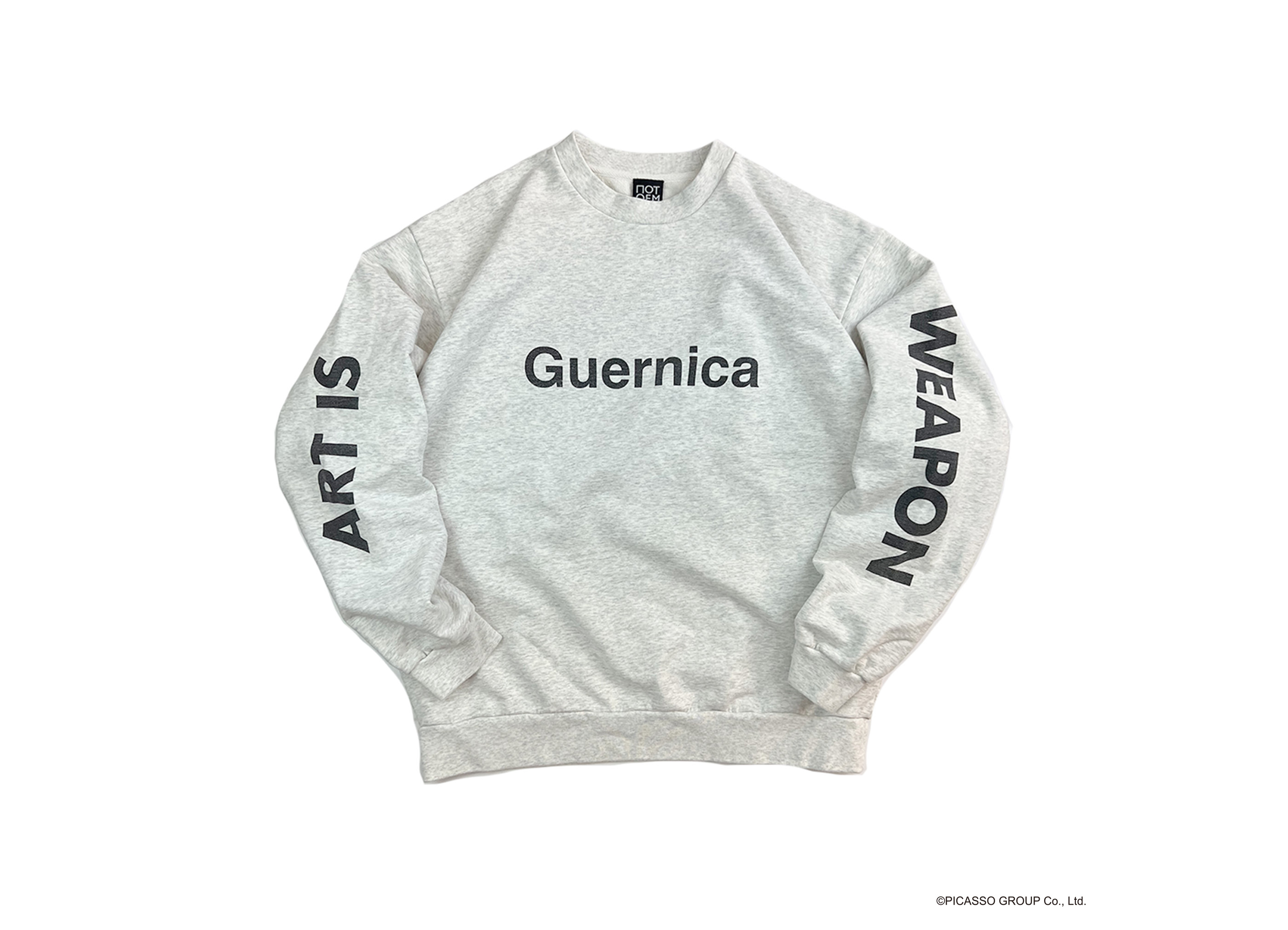 【NOT OEM / ノット オーイーエム】GUERNICA / スウェット アッシュグレー