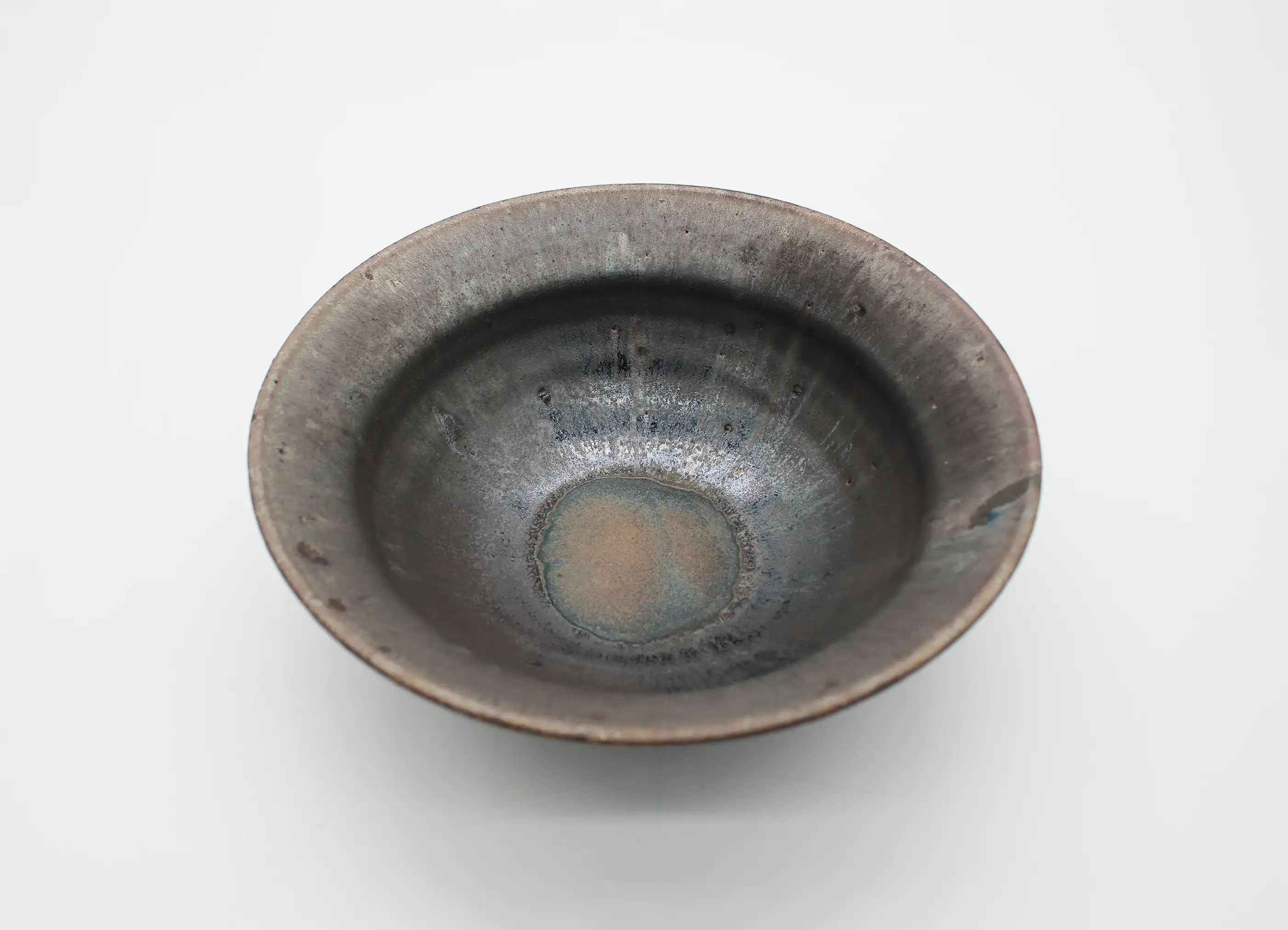 【小野象平 / SHOHEI ONO】黒志野 リム平鉢 うつわ