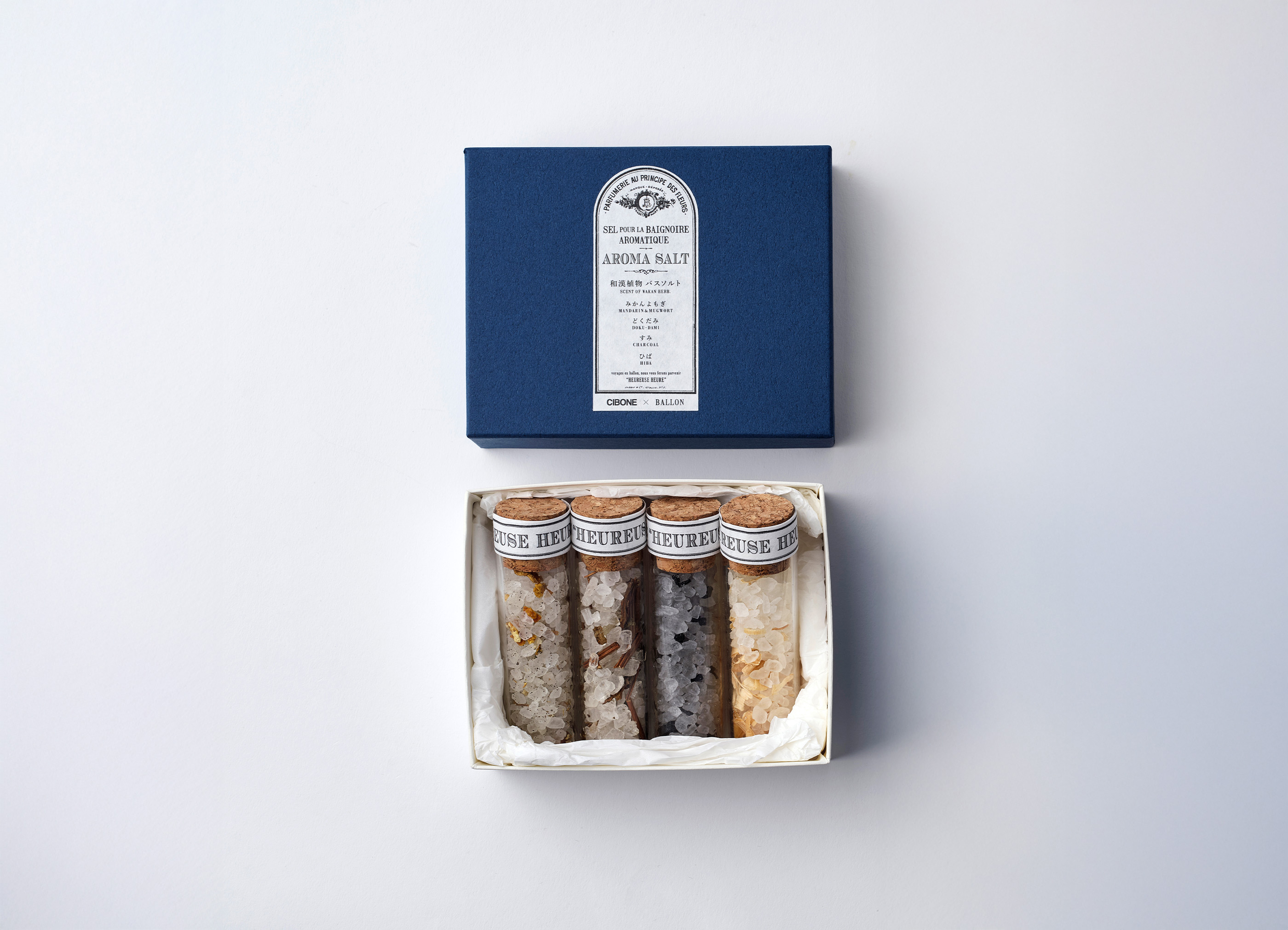 【別注 BALLON×CIBONE】バスソルト Bath Salt Gift Set 和漢植物