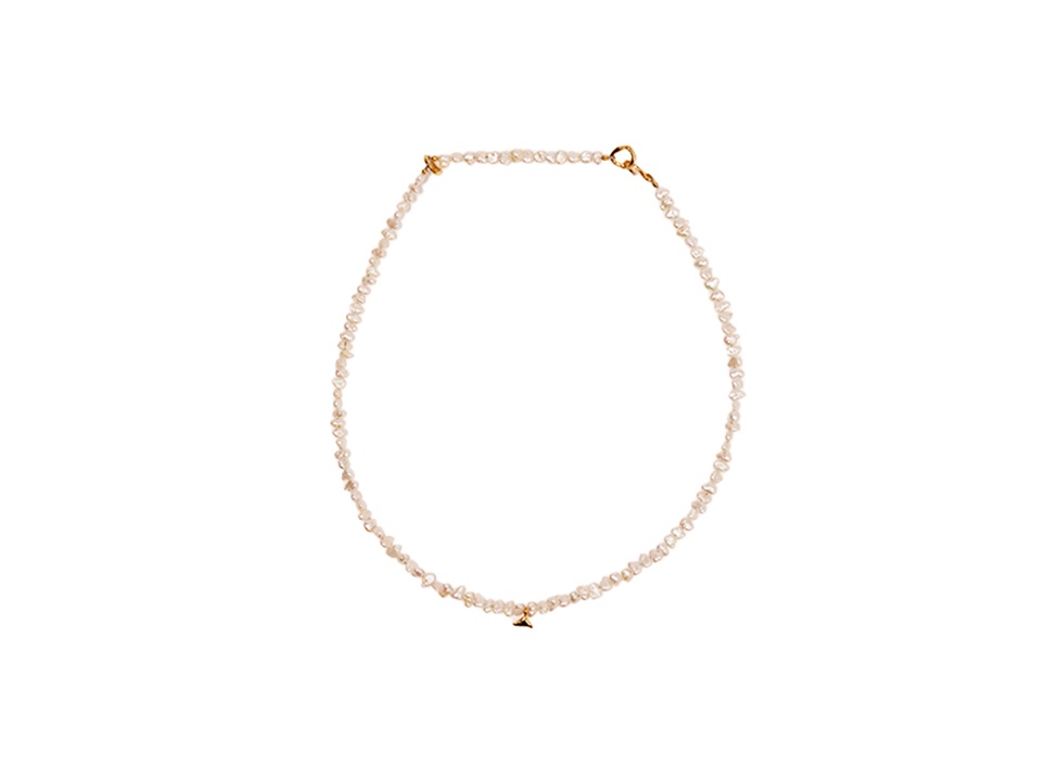 【PREEK / プリーク】KESHI PEARL PLATE NECKLACE CHOKER チョーカー