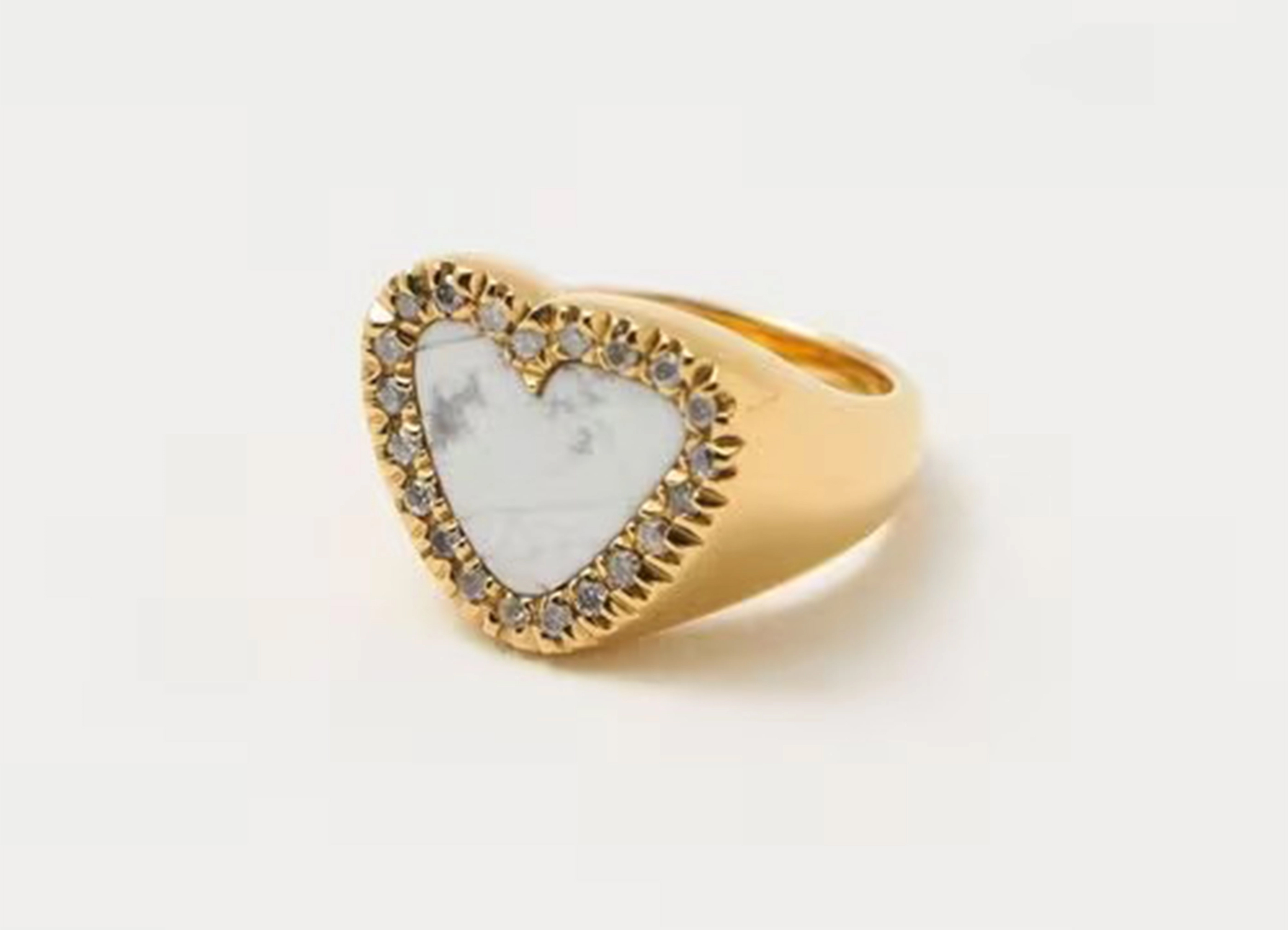 タイムセール！＜PREEK＞HEART STONE RING SV/リング　9号 タイムセール！＜PREEK＞HEART STONE RING SV/リング 9号