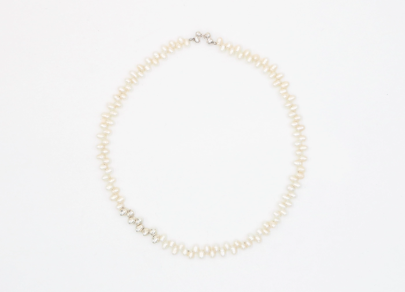 【別注 PREEK × CIBONE / プリーク × シボネ】BAROQUE PEARL TWIN UNIVEN 2WAY NECKLACE&BRACELET バロックパールツインユニベンツーウェイネックレス&ブレスレット