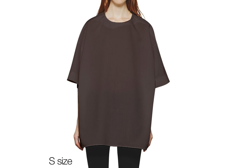 【THE RERACS / ザ リラクス】The Side Zip Pullover Shirt Short Sleeve プルオーバーシャツ S