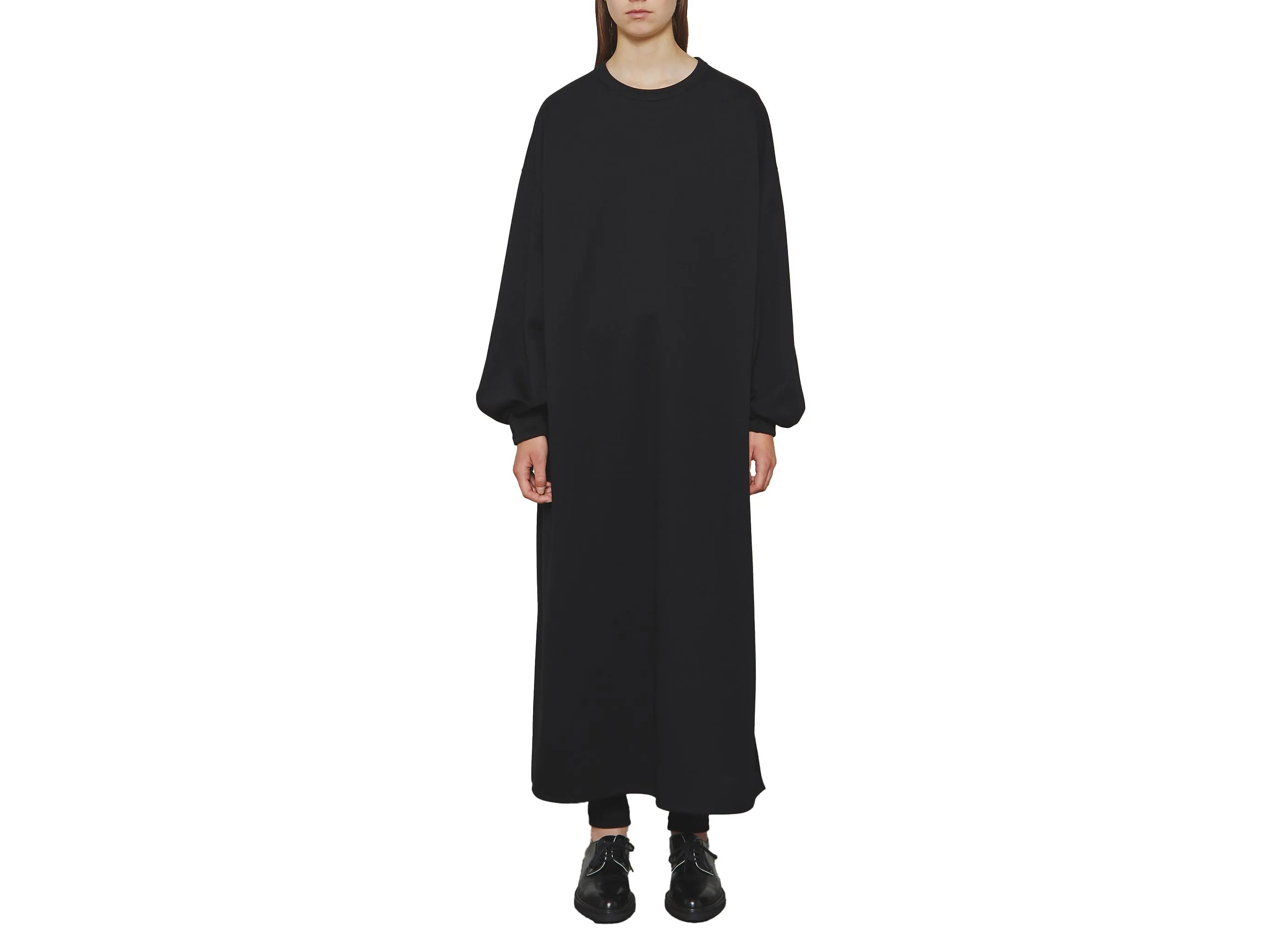 【THE RERACS / ザ リラクス】Long Sleeve Dress ロングドレス / Black