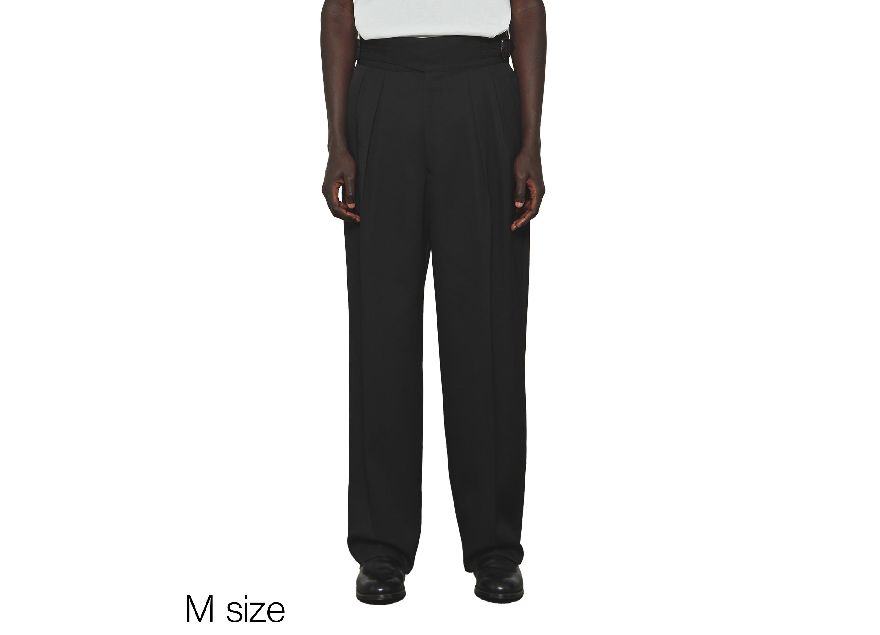 【美品・完売品】25SS THE RERACS グルカパンツ 48 BLACK THE RERACS│ザ・リラクス / THE GURKHA(BLACK)