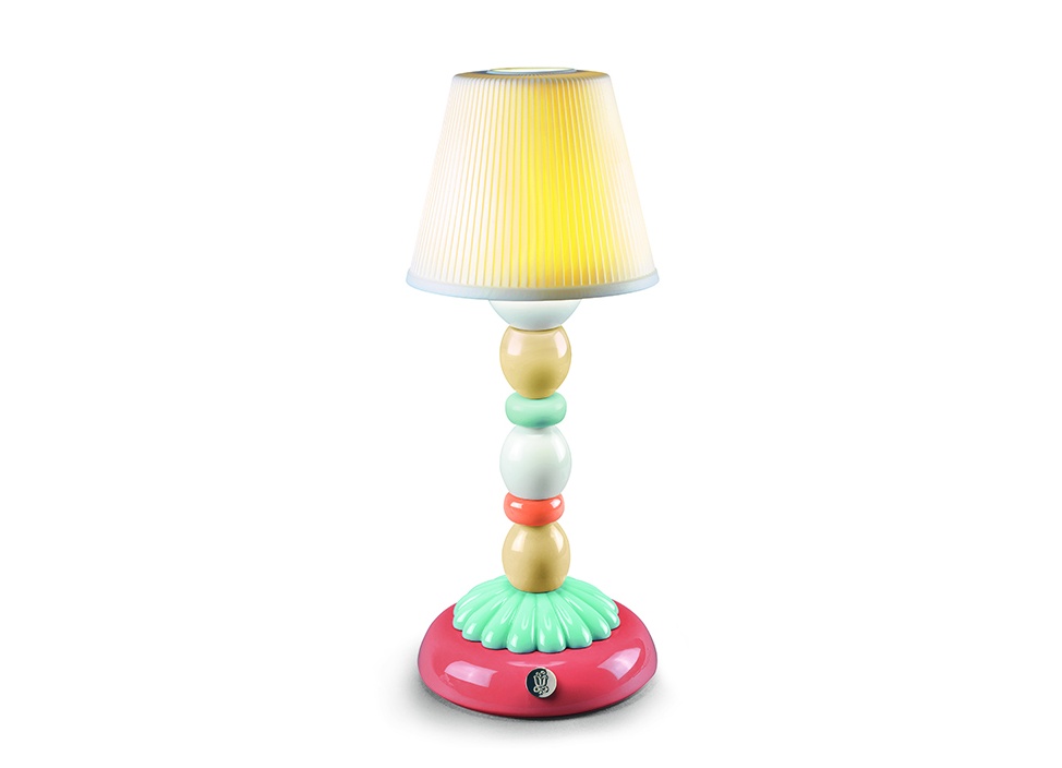 【LLADRO / リヤドロ】Palm Firefly Lamp パームファイヤーフライランプ （Pale Blue）