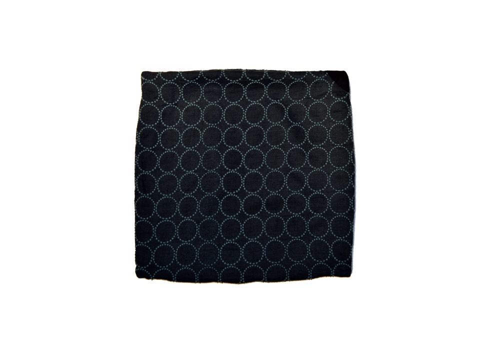 【minä perhonen / ミナ ペルホネン】tambourine Ravioli クッション （Navy） × sleeping rose 中綿 （Gray） / minä perhonen