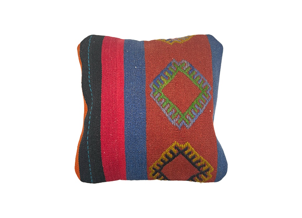 オールドキリムクッション / D