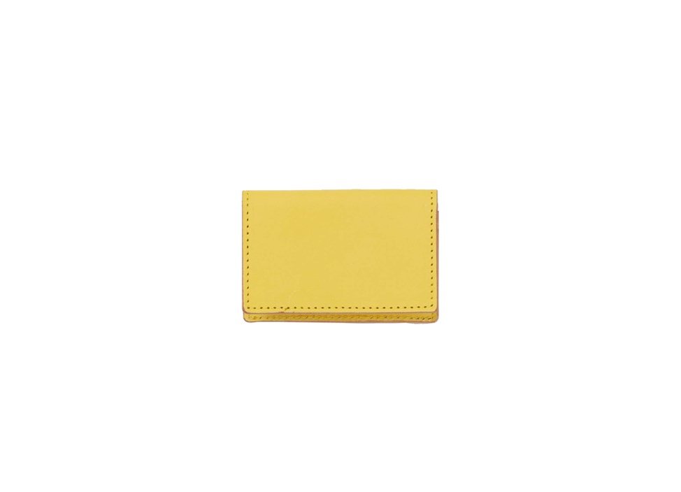 【Hender Scheme / エンダースキーマ】folded card case Yellow