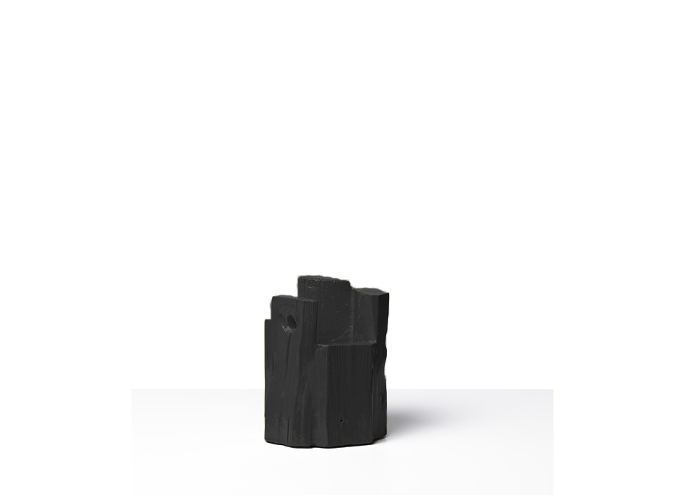 【TEUN ZWETS / テウン・ズヴェッツ】SPLITTED VASE SMALL ベース / ブラック